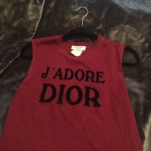 Christian Dior vintage rare top